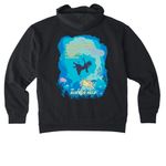 Ask for Help, a Black Reclaimist Pullover Hoodie (back-view)
