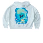 Ask for Help, a Blue Ice Stanley/Stella Women?s Stella Nora Pullover Hoodie (back-view)