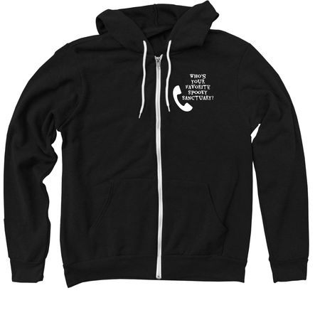 SHS Kinder World Logo Limited Ed. Zip Up ?, a Black Zip Up Hoodie