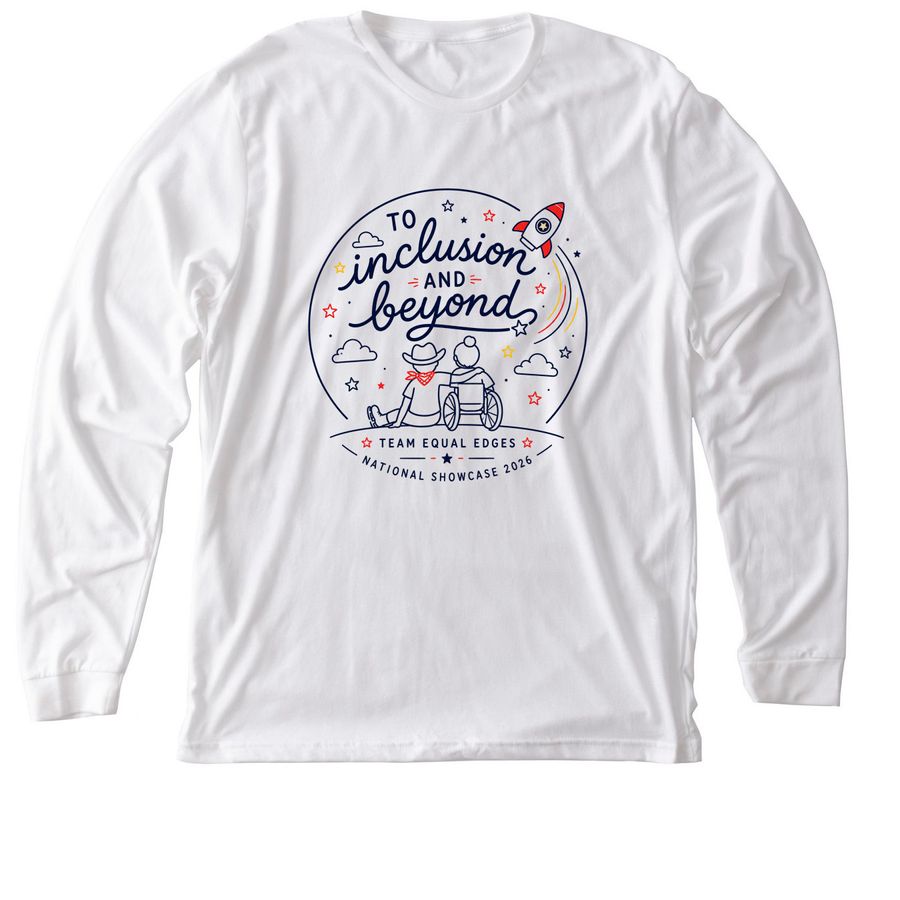 Inclusion and Beyond - National Showcase 2026, a Solid White Blend Premium Long Sleeve Tee