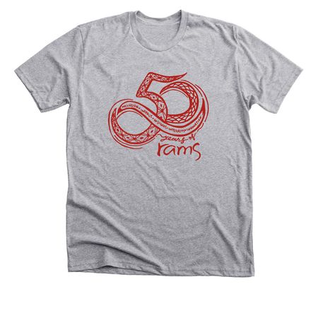 RAMS: Our Values, a Athletic Heather Premium Unisex Tee