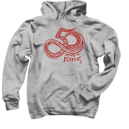 RAMS: Our Values, a Sport Grey Pullover Hoodie