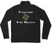 Crossroads Athletic Pullovers, a Black Unisex Performance Quarter Zip Pullover (back-view)