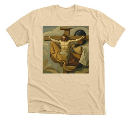 S1.0, a Heather Soft Cream Premium Unisex Tee
