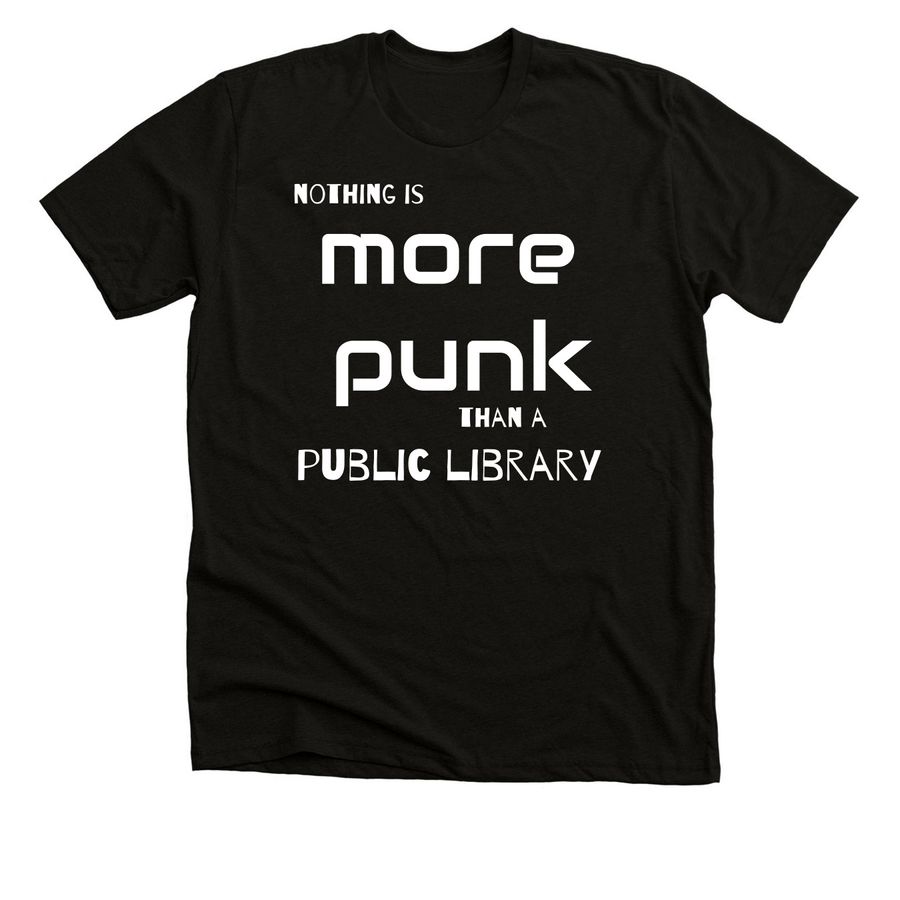 More punk?, a Black Heather Premium Unisex Tee