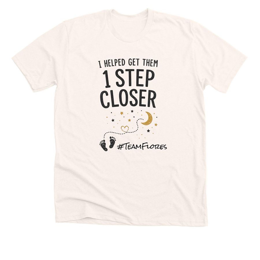 Every Step Matters, a Heather Natural Premium Unisex Tee