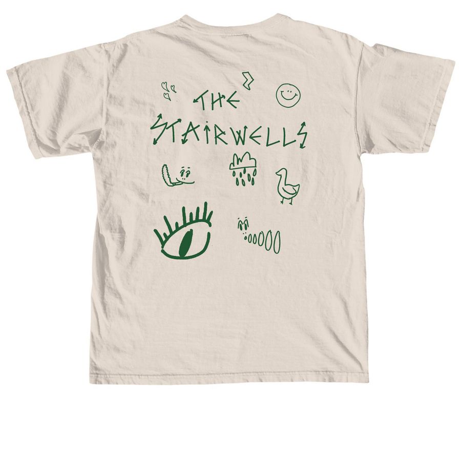 Slipwell Shirt, a Ivory Comfort Colors Unisex Tee (back-view)