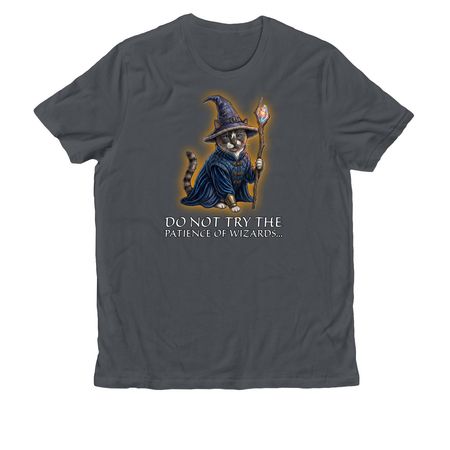 Do Not Try the Patience of Wizards..., a Terrain Grey Allmade Organic Cotton Unisex Tee