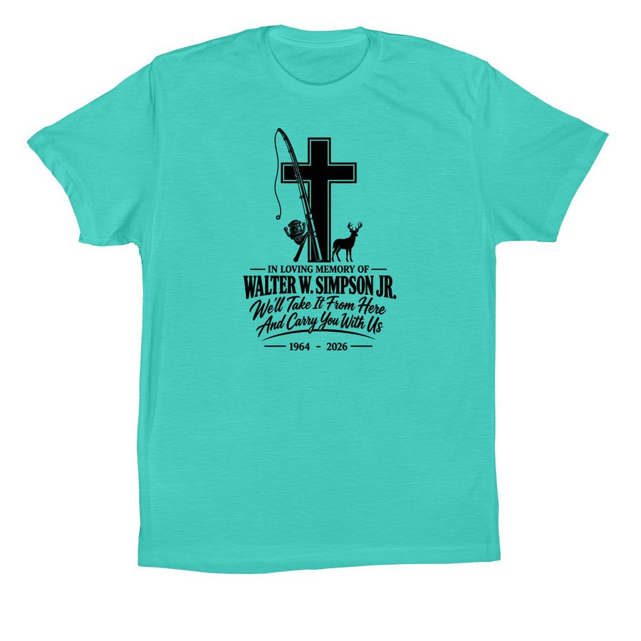 WWS Memorial_1, a Teal Premium Cotton Tee