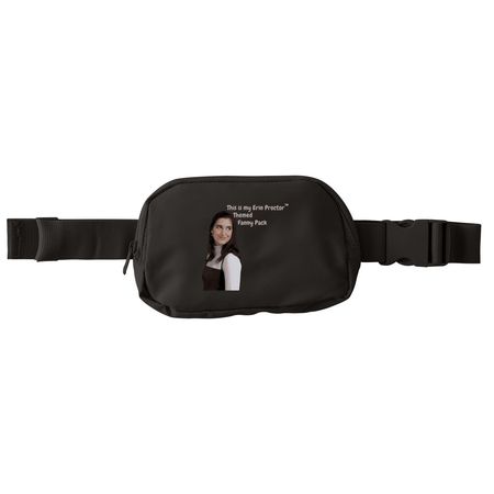Erin Proctor Fanny Pack, a Deep Black Matte Hip Pack