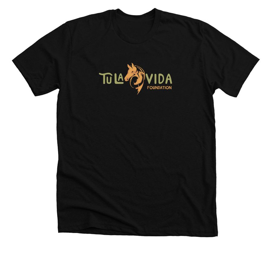 Tula Vida Foundation Original Tee, a Solid Black Blend Premium Unisex Tee