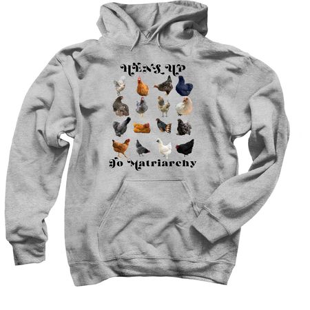HENS UP, a Sport Grey Pullover Hoodie