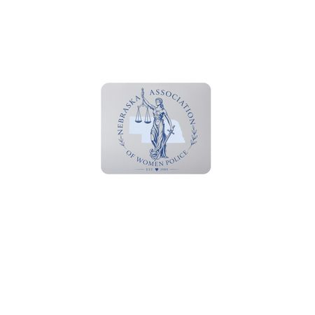NAWP Mousepad (Blue), a White Full Color Mouse Pad