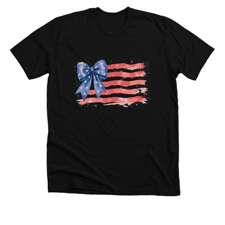 Flag, a Solid Black Blend Premium Unisex Tee