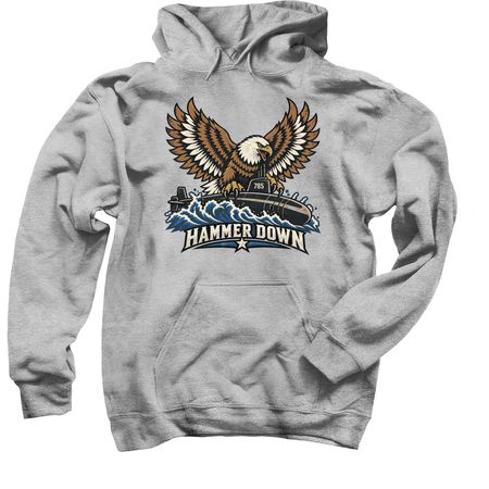 Hammer Down!, a Sport Grey Pullover Hoodie