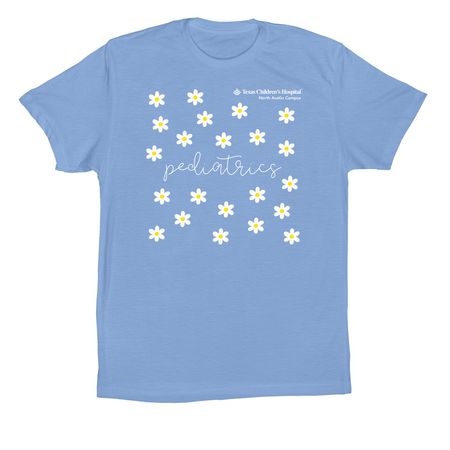 TCH ATX Pedi Daisies, a Carolina Blue Premium Cotton Tee