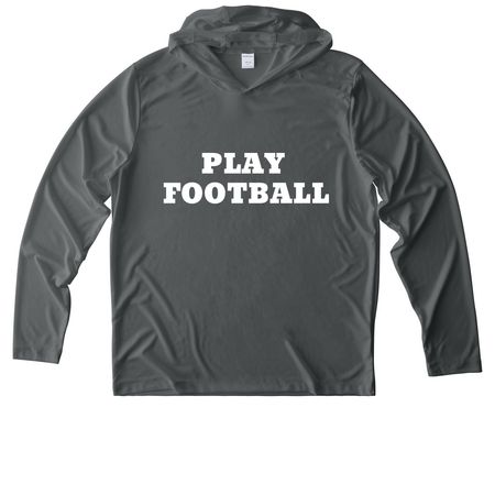 WCYFL&nbsp;, a Dark Smoke Grey UV Performance Long Sleeve Hoodie