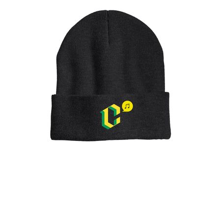 CHS Choir Hats!, a Heather Charcoal Printed Cuffed Beanie