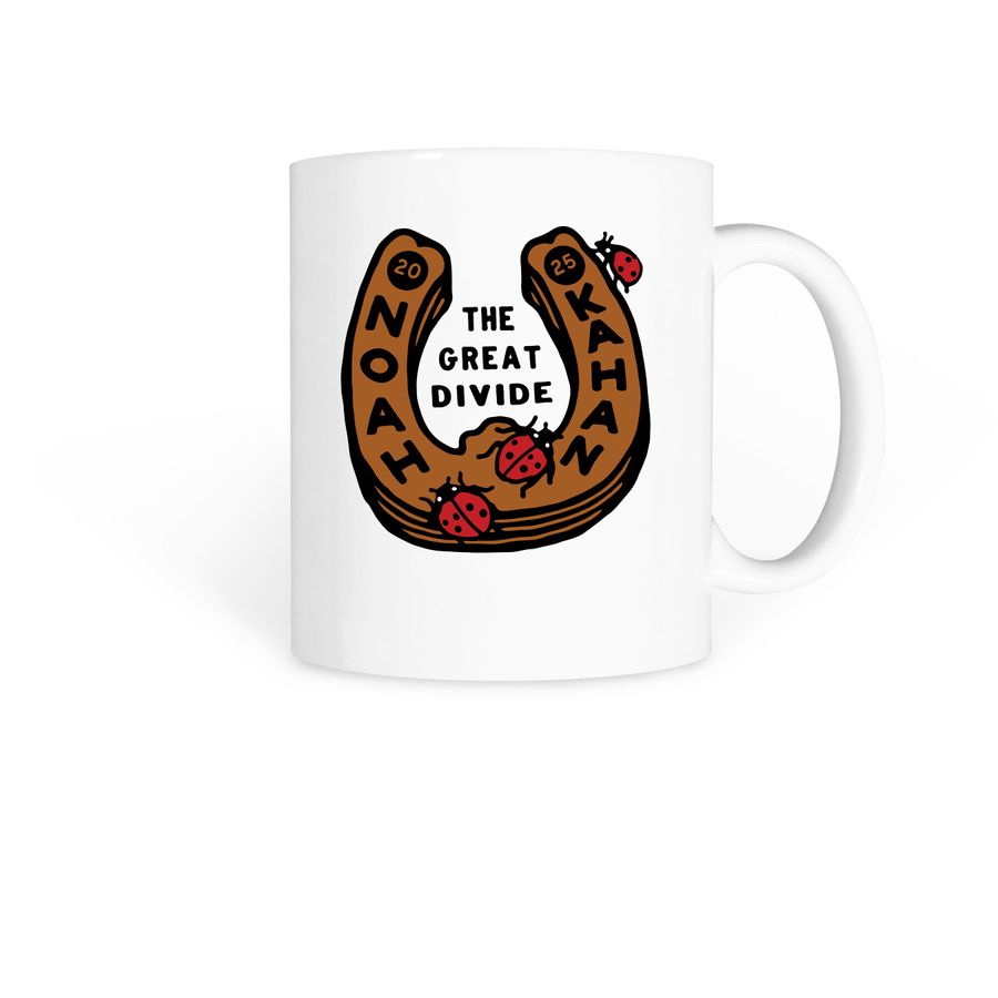 Noah Kahan The Great Divide Tour Coffee Mug, a White Coffee Mug