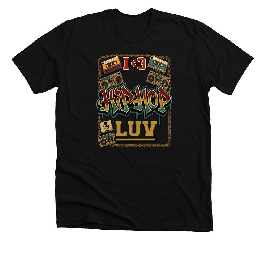 LUV MOTIVATIONAL QUOTE SERIES&nbsp;, a Solid Black Blend Premium Unisex Tee