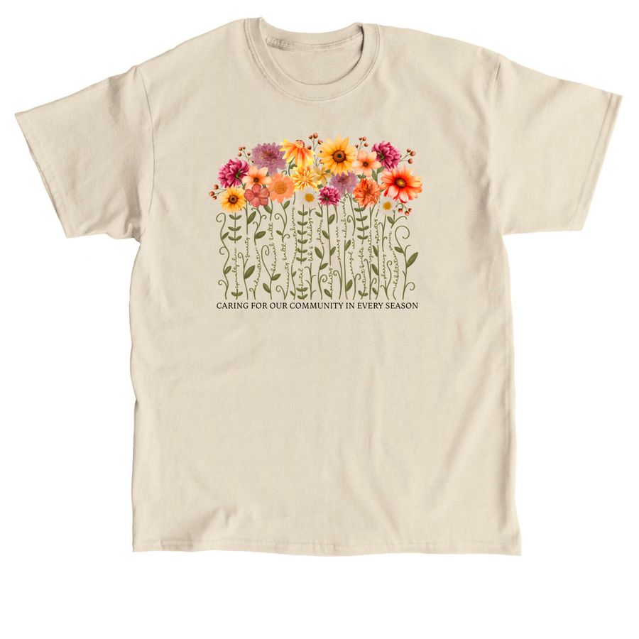 Caring for Our Community, a Sand Classic Unisex Tee