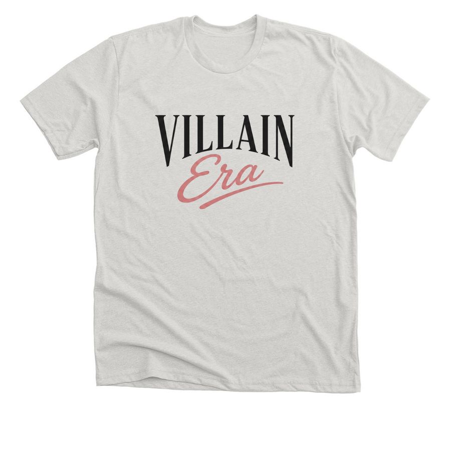 Villain v1, a Heather Cement Premium Unisex Tee