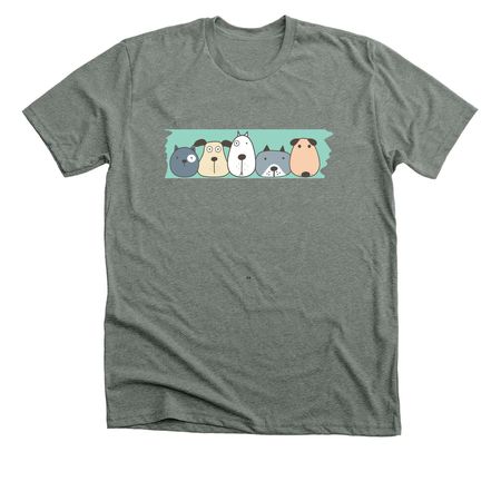 Pets Fight Cancer, a Deep Heather Premium Unisex Tee