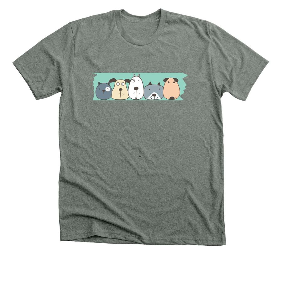 Pets Fight Cancer, a Deep Heather Premium Unisex Tee