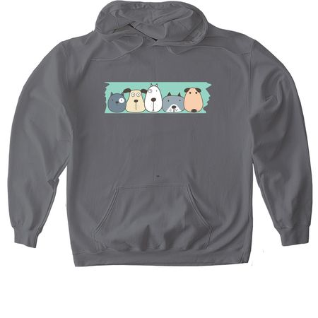 Pets Fight Cancer, a Charcoal Gildan Softstyle Pullover Hoodie