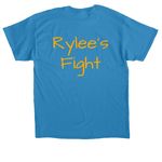 Chomping Leukemia, a Sapphire Classic Unisex Tee (back-view)