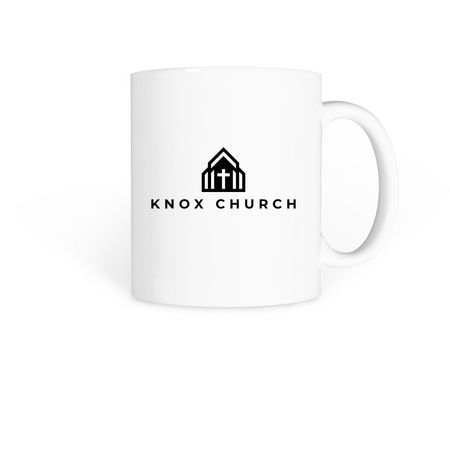 Knox Logo Coffee Mug, a White Coffee Mug