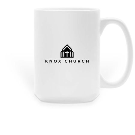 Knox Logo Coffee Mug, a White Large Coffee Mug