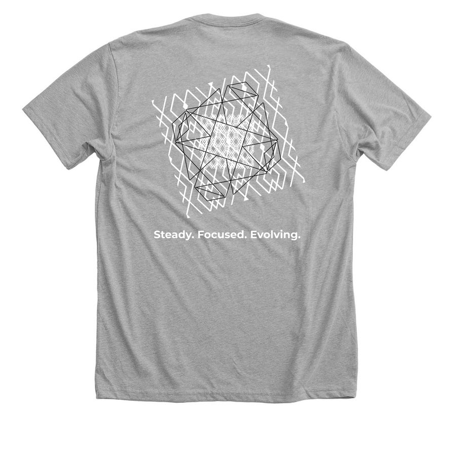 Peace & Progress, a Athletic Heather Premium Unisex Tee