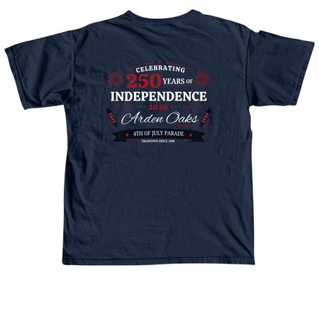 4th of July, a True Navy Comfort Colors Unisex Tee