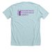 End Endo 5K Premium T-Shirt Retro Light, a Heather Ice Blue Premium Unisex Tee (back-view)
