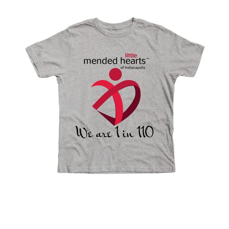 We are 1 in 110, a Athletic Heather Premium Youth Tee