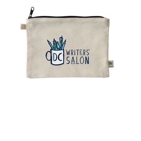 Pencil Pen Pouch, a Natural 9"x7" Hemp Blend Pouch