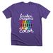 Broken Crayons Still Color, a Heather Team Purple Premium Unisex Tee
