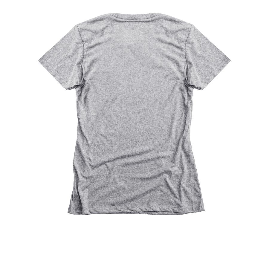 Take Me Away, a Dark Heather Grey Women's Slim Fit Tee (back-view)