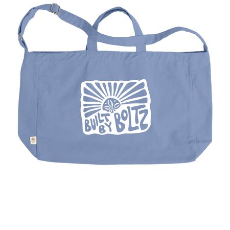 Tote Bags, a Elemental Blue Reclaimist G2G Tote Bag (back-view)