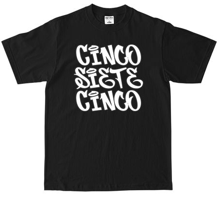 Cinco Siete Cinco NM, a Black Max Heavyweight Tee