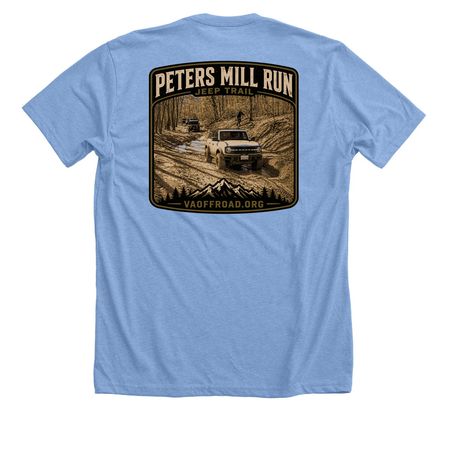 Peters Mill Run Bronco, a Heather Carolina Blue Premium Unisex Tee