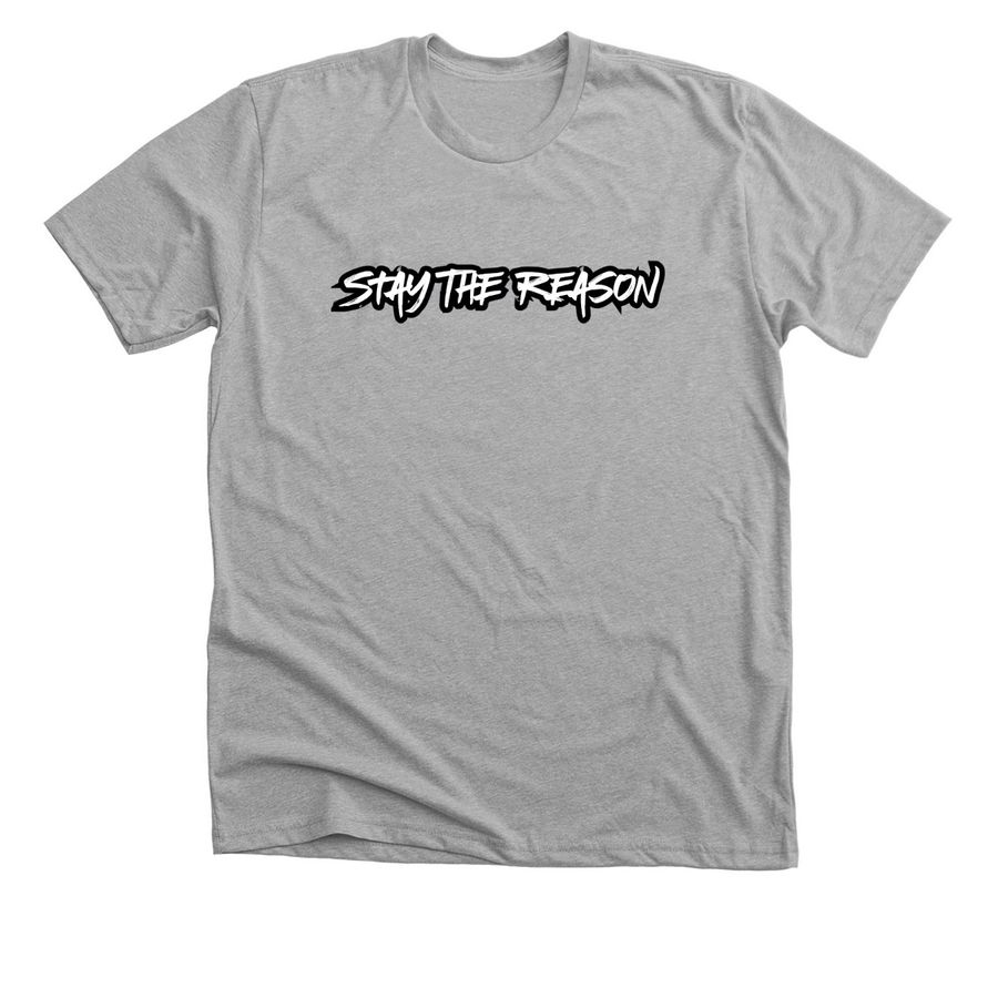 Basic Logo T, a Athletic Heather Premium Unisex Tee