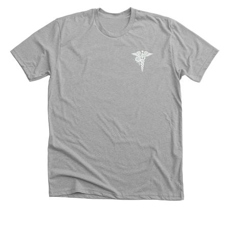 Snake & Staff, a Athletic Heather Premium Unisex Tee