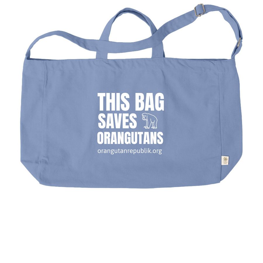 This Bag Saves Orangutans!, a Elemental Blue Reclaimist G2G Tote Bag