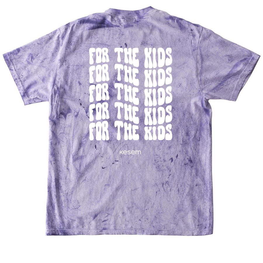 Kesem For the Kids, a Amethyst Comfort Colors Colorblast Tee (back-view)