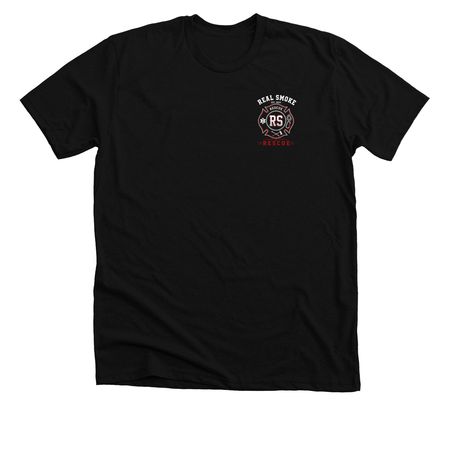 Real Smoke Rescue&nbsp;, a Solid Black Blend Premium Unisex Tee