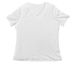Women's Feather Brown V-Tee, a White Women's Relaxed V-Neck Tee