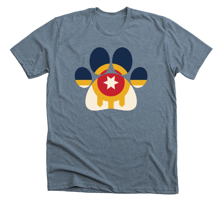 Tulsa Together Tees, a Heather Slate Premium Unisex Tee