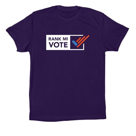 Standard Example Ballot, a Team Purple Premium Cotton Tee